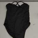 Camisole Leotard For Women - Lana - Womens Dance Leotard With High Leg And V-Neck (1 - Black) M
