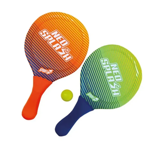 2 x Paddle Set, paddle racket and balls for beach play