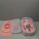 Pink Towel Steamer with Quickly Heating in 5 Mins Auto Off Timer Spa Towel Steamer for Personal Use at Home