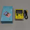 Retro Handheld Games Console, Built-in 400 Video Games,Mini Portable Video Gaming Player with 3.0 Inch IPS Screen, Rechargeable Battery (Yellow)