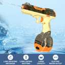 Electric Water Pistol for Kids,550+ Continuous Ammos Automatic Squirt Guns,Auto Suction with Pipe&Manual Fill,Ideal Summer Toys for Pool,Beach (1Pack)