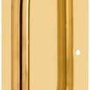 Prime-Line J 4716 Pull Plate, 3/4 In. Round Handle, 3-1/2 In. x 15 In., 605 Polished Brass (Single Pack)