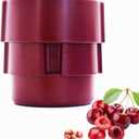 Cherry Pitter Tool - Multiple Cherries at Once, Cherry Seed Remover with Pit Storage Case for Baking, Jam & Canning, Full Detachable Cherry Pit Remover, Dishwasher Safe