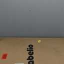 Babelio 34" Extra Tall Baby/Dog Gate with No Threshold Design Walk Thru Door, 26-43" Auto Close Safety Gate for Babies, Elders and Pets, Fits Doorways, Stairs, and Entryways, Brown Wood Pattern