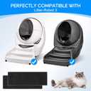 16PCS 2X Thicker Carbon Filters Compatible with Litter-Robot 3, 0.6'' Activated Carbon Litter Box Filter Compatible with Litter-Robot 3 Self Cleaning Cat Litter Box Filters Accessories