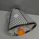 Plastic Pet Recovery Collars & Cones for Dogs and Cats After Surgery Adjustable Dog Neck Cone Surgical Elizabeth E-Collar Prevent Biting and Stop Licking Wound (L) (L (Neck: 12.9-14.9 in))