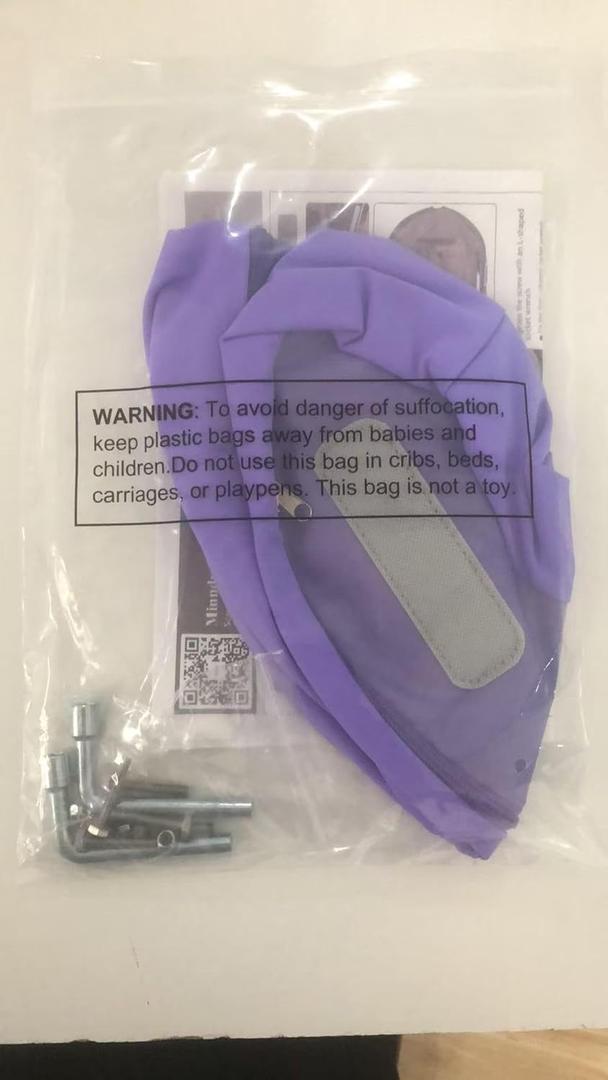 Screws Bolts and Nuts Assortment Kit + U Pillow Cover, Purple