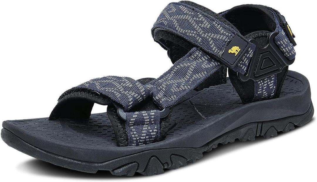 CAMELSPORTS Mens Sandals Hiking Athletic Sandals Non-slip Water Sandals Comfortable Sport Sandals Open Toe Casual Beach Sandals (10, Blue)