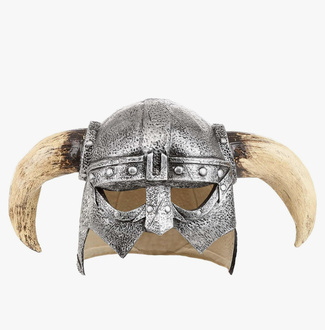 Adult Viking Helmet with Horns Costume Helmet Party