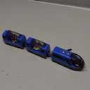 Battery Operated Action Locomotive Toy Train Set for Wooden Tracks, (Magnetic)-Compatible with Thomas The Train Toys, Brio Tram Set for Toddlers 3-5 and up, Stocking Stuffers for Kids (Blue)