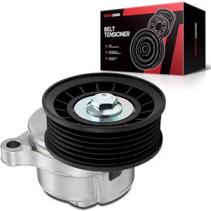 Torchbeam Belt Tensioner Assembly 38452 Compatible with Ford Focus 2003-2011, Fusion 2006-2012, Escape 2005-2012, Transit Connect 2010-2013, Maz-da MX-5 Miata 2006-2015, Mercury Milan 2006-2011 (89372)