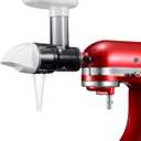 Masticating Juicer Attachment for KitchenAid Stand Mixers, Slow Juicer Attachment for Kitchenaid, Cold Press Juicer Attachment for Kitchenaid, White(Mixer Not Included)