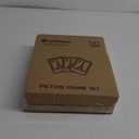 upsimples 8.5x11 Picture Frame Set of 3, Made of High Definition Glass for 6x8 with Mat or 8.5x11 Without Mat, Wall and Tabletop Display Photo Frames, Black