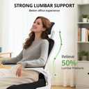 Synorla Office Chair|330LBS Capacity Ergonomic Desk Chair | High Back Computer Chair,Long Hours Comfortable,Rolling Swivel,Flip-up Armrests,Home Office, One Size