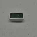 Peakeep Night Light Digital Alarm Clock Battery Operated with Indoor Temperature, Desk Small Clock (White)