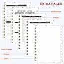 2 x 2026 Planner, Weekly and Monthly Calendar Academic Planner, Jan 2026 - Dec 2026, Planning Agenda Book for Desk Accessories and School Supplies - A5 (6.3'' x 8.5'') (E-Wildflower Wash)