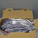 Homemate Electric Heated Blanket Twin Size - 62"x84" Heating Blanket Twin Size 1/2/4/6/8 Hours Auto-Off 10 Heat Level Over-Heat Protection Flannel Sherpa ETL Certification (01 - Light Grey)