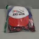 SATINIOR 80s Costume for Men Blonde Mullet Wig Men Flannel Plaid Sleeveless Plus Size Vest Metal Frame Blonde Sunglasses Hat(Black,XL Large Shirt)