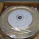 48'' Fandelier Ceiling Fan with Light, Retractable Fan, Gold