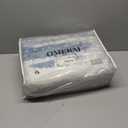 OMERAI 6x9 Washable Area Rug, Low Pile Navy Blue Modern Abstract Design, Non-Slip Soft Thin Carpet for Living Room, Bedroom, Dining Room, and Office, Machine Washable, Durable, Stain Resistant