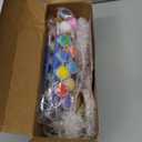 Blueweenly 24 Pcs Wood Unfinished Christmas Photo Frame Ornaments Craft Kit DIY Christmas Tree Snowman Gingerbread House 3D Picture Ornament with Brushes Gem Stickers for Activity Gift 6 Styles