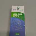 Small Toe Protectors Soft Gel Silicone Toe Caps for Pain Relief, Corns, Ingrown Toenails 6-Pack Bandages for Men & Women, Set of 3