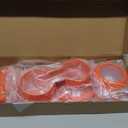 E-cowlboy 18 PCS Full Set Interior Decoration Trim Kit Steering Wheel Center Console Door Handle Air Conditioning Vent Cup Holder Gear Cover Trim for Jeep Wrangler JK JKU 2011-2018 4-Door (Orange)