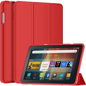 DJ&RPPQ Also for 8in Tabler Dual Angle Lightweight Trifold Stand,Bling Black (Bright red)