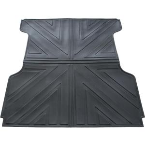 Rubber Truck Bed Mat Fits for 2004-2024 NISSAN Titan 5.5ft Bed TPE 3D Rear Storage Cargo Liner All Weather Rubber Car Bed Floor Liner Floor Mat Black