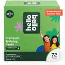Hello Bello Premium Training Pants, Size 4T-5T (38+ lbs) Surprise Pack - 54 Count, Hypoallergenic with Soft, Cloth-Like Feel - Assorted Gender Neutral Patterns