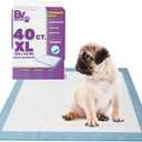 BV Puppy Pads XL 40 Count 34"x28" - Leak-Proof Pee Pads for Dogs with 6-Layer Design, Rapid Dry Sheet & Attractant - Dog Pad Extra Large with Odor Control - Perfect for Big Dogs & Indoor Use