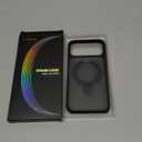 TORRAS Ostand Magnetic for iPhone 17 Pro Max Case, Fit for MagSafe, Sturdy Stand, Military Grade Drop Tested, Camera Control, Translucent Slim Soft Edge Case for iPhone 17 Pro Max 6.9", Black