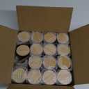 Thick Candle Jars for Making Candles 16 Pcs, 7 OZ Empty Jars with Wood Lids for Candle Making, Sample Container, Matte Black