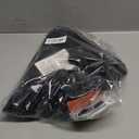 MAGZO Magnetic Screen Door Fit Door Size 35 x 80 Inch, Screen Size 37" x 81" Self Sealing Mesh with Hook & Loop Strip, Black