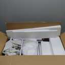 Furnulem White Tall Dresser for Bedroom,Vertical Storage Tower Unit and End Table with 6 Fabric Drawers, Nightstand Furniture with Drawer Organizer in Living Room,Closet,Entryway,Hallyway