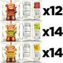Lay's Kettle Cooked Potato Chips, Variety Pack, 0.85 Ounce (Pack of 40)