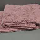 Muddy Mat | Super Absorbent Door Mat Indoor, Microfiber Quick Dry Chenille Entryway Rug, Non-Slip Front Door Mat, Indoor Mats for Entryway, Machine Washable Pet Rug, Pink 24"x60"