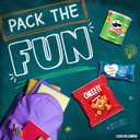 Cheez-It Snack Mix, Lunch Snacks, Family Size, Original, 17.8oz Box (1 Box) (EXP 04/21/26)
