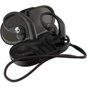 Skullcandy Push 540 Open Wireless Open-Ear Bluetooth Earbuds, Headphones, Sweat and Water Resistant, 42 Hours Battery, Detachable Neckband, Secure Fit, Microphone for iPhone Android - True Black