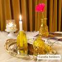 Mini Glass Bud Vases for Wedding & Bridal Shower Centerpieces,Versatile Glass Vases for Home Decor,Party & Anniversary Decorations,Candle Holders,Hydroponics, Aromatherapy Bottles(Pack of 30,Yellow)