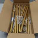 Interchangeable Bow & Star Top Gold Easel Stand for Sign, 62"–47" Height Adjustable Heavy Duty Wedding Easel Stand with 3 Display Modes — Perfect for Welcome Signs, Christmas Decor, Parties & Events