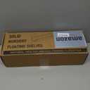 Shario Nursery Book Shelves, 4-Pack White Floating Shelves for Wall Kids, Scalloped Shelves, Wall Book Shelves for Bedroom Kids, Toddler Room, Baby Room, Nursery Decor