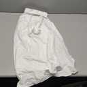 J.VER Men's Linen Shirts Casual Short Sleeve Button Down Shirt Fashion Summer Tops for Beach Vacation Wedding with Pocket White Small