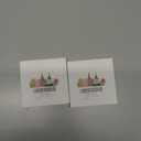 2 x Christmas Ornaments, Dodosky 2.8in Ceramic Butterfly Ornament, Xmas Decor, Christmas Tree Ornaments, Xmas Decorations for Tree, Holiday Ornament, Gifts for Butterfly Lovers, Gifts for Women, Mom