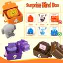 CORPER TOYS 10 in 1 Digital Train Montessori Toys with Stackable Animal Finger Puppets, Surprise Blind Boxes Counting & Stacking Learning Toys for Toddlers Gift