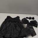 0-6T Toddler Baby Girl Embroidered Tutu Ball Gown Lace Dresses with Headwear, 18 Months