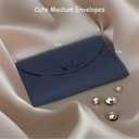 2 x 20 Pcs Gift Card Envelopes with Heart Shaped Clasp, Cute Medium Envelopes (6.1 x 4.1 inch) Perfect for Gift Cards, Love Letters, Wedding Greeting Party, Parties and Favors, Dark Blue