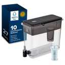 Brita UltraMax Large Water Dispenser with 1 BritaPlus Filter, 27 Cup Capacity, Black