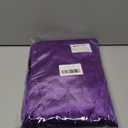 LHJ Unisex Full Length Hooded Robe Cloak Long Velvet Cape Cosplay Costume (Purple)