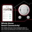 Kidde Hardwired Kidde App Enabled Smart Smoke Detector with AA Backup Battery, Interconnected Alarm